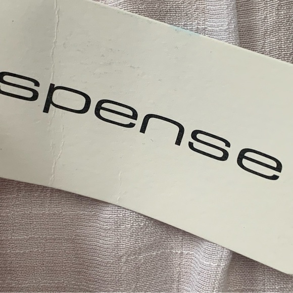 Spense Peasant Blouse Size XL Boho White Tunic w/ Blue Crocheted Tie Front - Picture 10 of 10